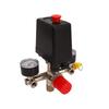Air Compressor Pressure Switch Air Compressor Pressure Switch Control Valve Kit with US Style 3 in 1 Brass Port