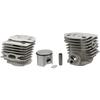 Cylinder Liner + Complete Piston for Fi 45 Engine for Husqvarna 51