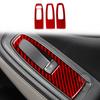 Real Carbon Fiber Car Accessories Window Lift Set Trim Cover Soft Sticker For Subaru Forester SK      2024