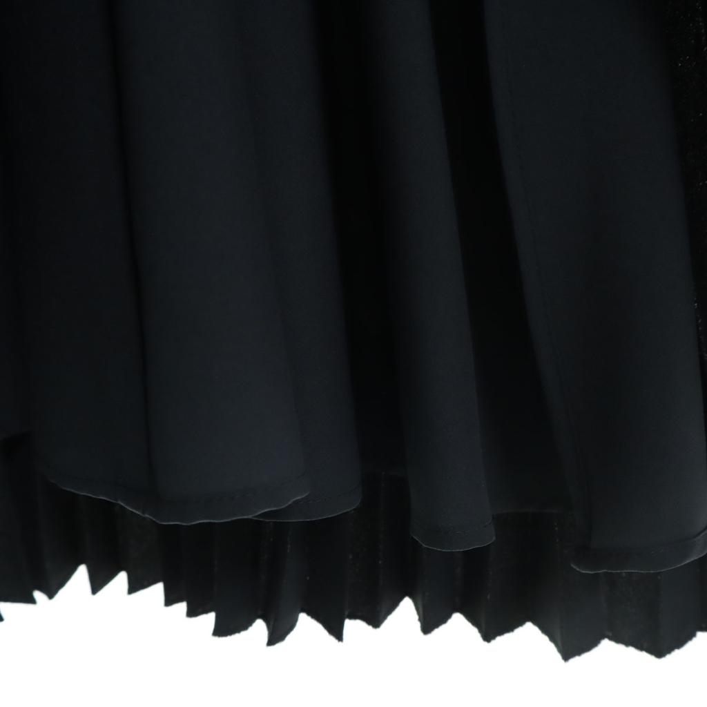 Green Label Relaxing Long Sleeve Pleated One Piece 38 Navy UNITED ARROWS Women Used