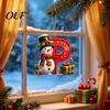 Decorative Holiday Gift Tags for Friends 26Pcs Christmas Alphabet Ornament Set, 2D Acrylic A-Z Letters with Custom Xmas Tree Decor Santa Hat