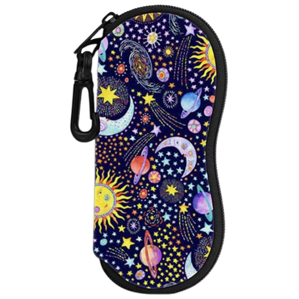 Soft Sunglasses Case Durable Reading Glasses Case Fashion Zipper Glasses Pouch  for Men and Women