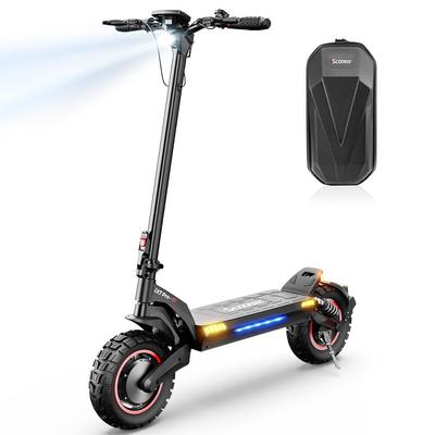 IScooter iX7Pro 10'' Внедорожная шина Электрический самокат 1000 Вт*2 Мотор Аккумулятор 48 В/17.5 Ач Максимальная скорость 60 км/ч С двойными амортизаторами и дисковыми тормозами