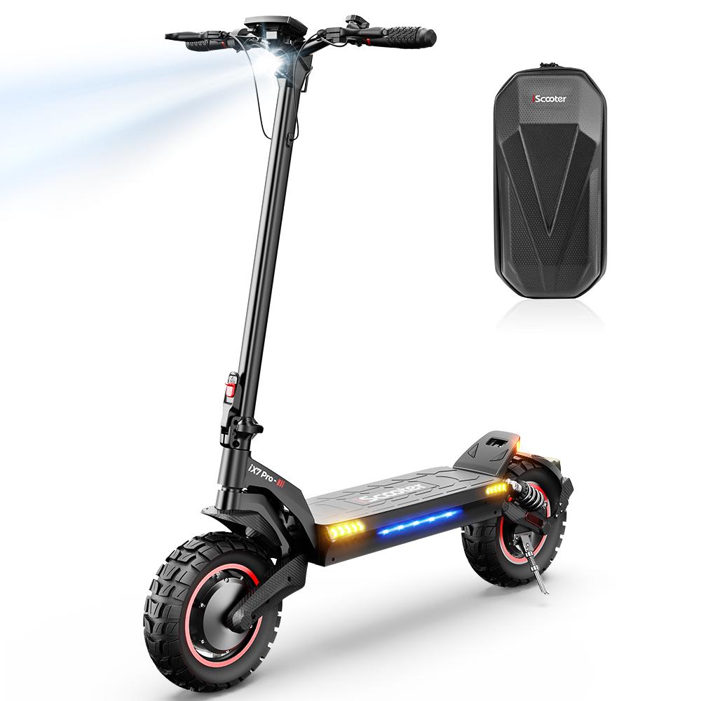 iScooter iX7 PRO All-Terrain  Adult Folding Electric Scooter 1000W*2 Dual Motor 48V17.5Ah Battery 10 Inch Tire Urban Commuting E-Scooter