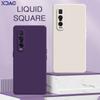 Квадратный жидкий силиконовый чехол для OPPO Find X2 Pro Neo Lite, защитный объектив на 360 градусов, мягкий противоударный чехол для телефона FindX2Pro X2Neo X2Lite