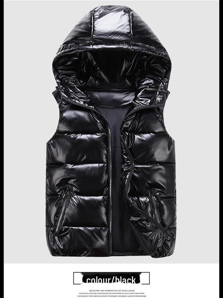 Matching Parent-Child Cotton Vest: Winter Shiny Waistcoat, Garden Uniform, Workwear, Class Uniform with Logo Printing