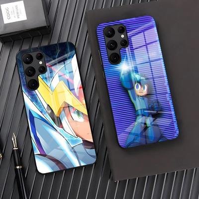 Чехол для телефона Megaman Zero для Samsung S26 S25 Plus S20 S20 Plus S22 Ultra S23 FE S21 Plus S21 Ultra Стеклянная крышка