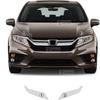 Для Honda Odyssey 2018- 2 шт. Защитная пленка для фар автомобиля Прозрачная Дымчато-черная Наклейка из ТПУ