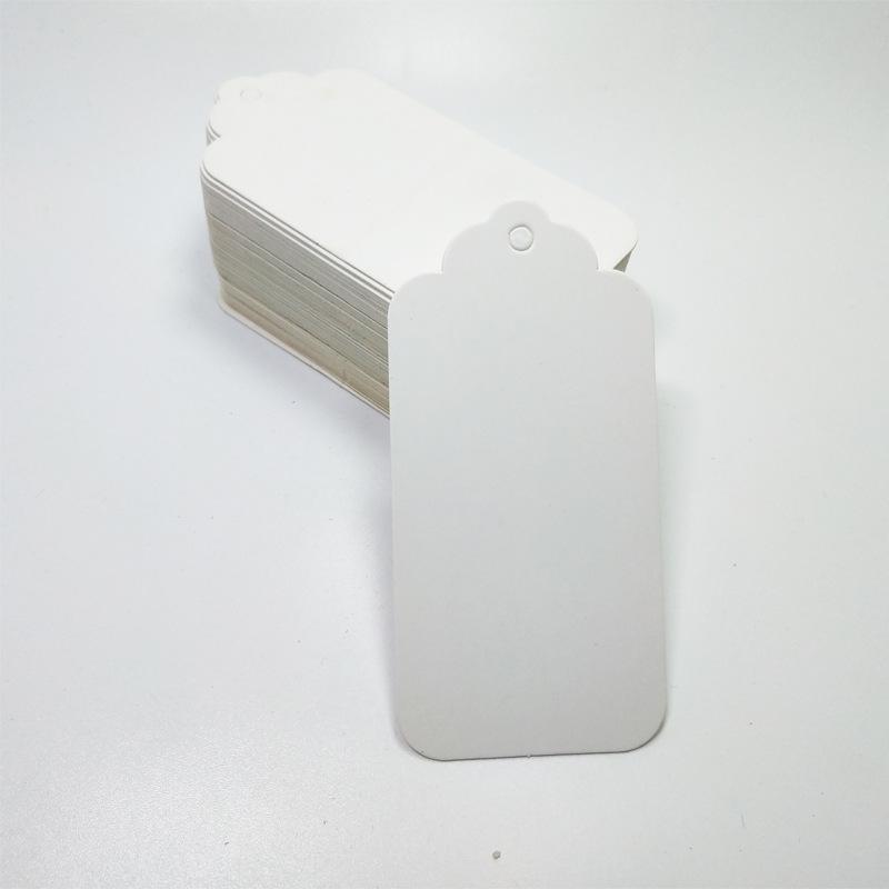 100pcs Kraft Paper Tags with Strings Handmade with Love Hang Tags Garment Tags for Candy/Gift/Cookies Display Packing Label Card