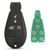 jingyuqin Fobik GQ4-53T Remote Car Key 433MHz PCF7961M 4A Chip for Jeep Cherokee Sport KL 2014 2015 2016 2017 2018 2019 Fob