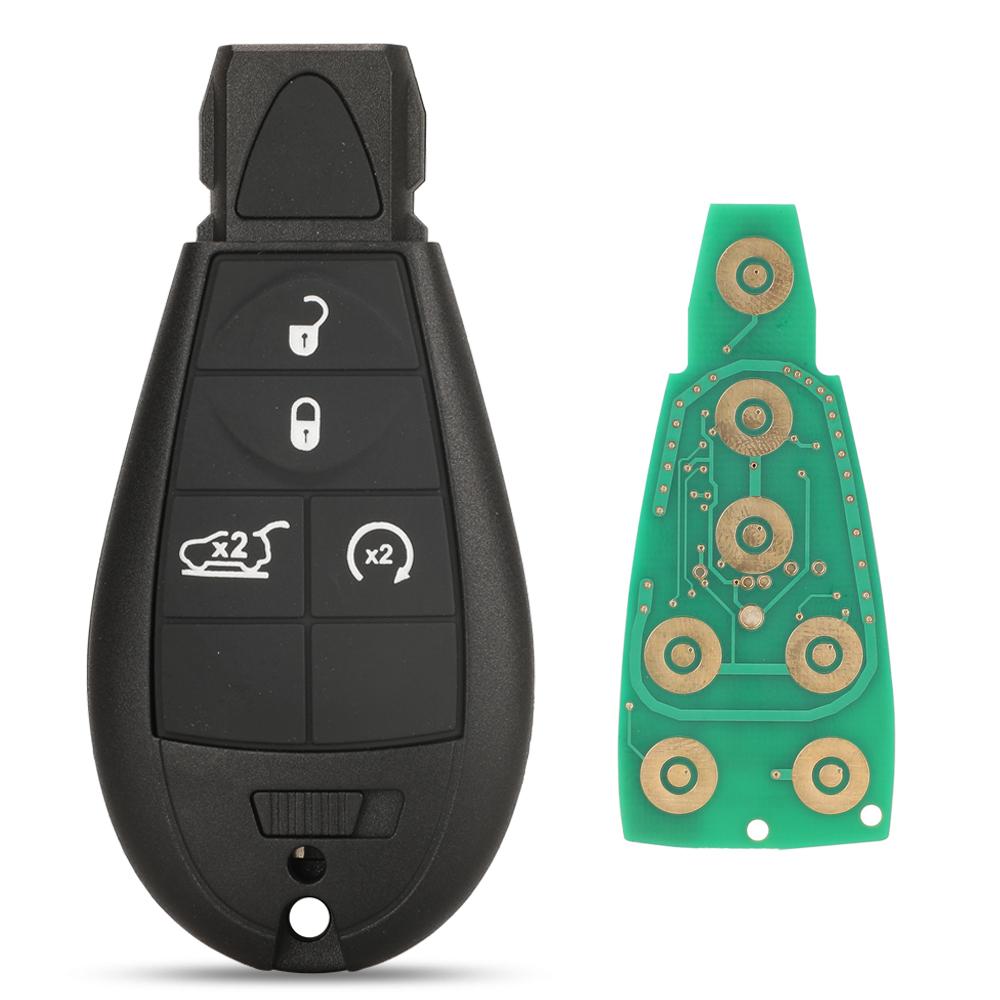 jingyuqin Fobik GQ4-53T Remote Car Key 433MHz PCF7961M 4A Chip for Jeep Cherokee Sport KL 2014 2015 2016 2017 2018 2019 Fob