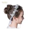 Hair Piano Head Handmade Hair Ornament Accessories, Recital, Dress, Girls, Children, Handmade, Arrangement, (D) (PHC12-W)