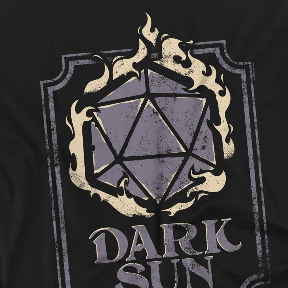Dungeons & Dragons Mens Flaming Dark Sun T-Shirt