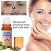 1/2/3Pcs 50ML Organic Castor Oil with Rose Quartz Roller Travel Nourishing Moisturizing 1.7 Fl Oz Pure Extra Virgin Roll-on Castor Oil