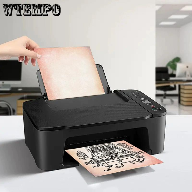 WTEMPO Винтажная чистая бумага для письма/рисования, плотная двухсторонняя канцелярская бумага, ретро печатная бумага, бумага для фирменных бланков для приглашений, оригами и других поделок