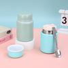 Solid Color Portable Vacuum Flask Sending Thermal Water Bottle Cute Mini Thermos Cup  Coffee Tea