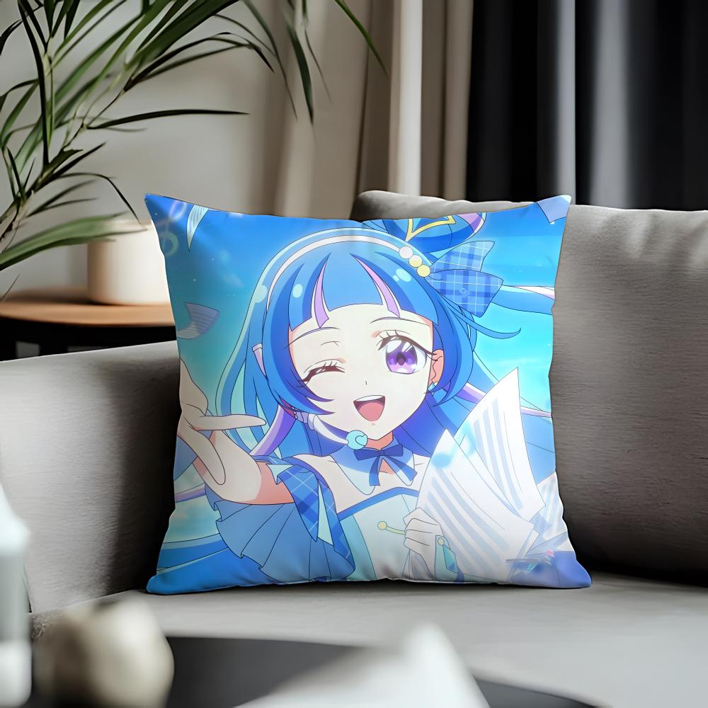 Новая Наволочка для Подушки-Подушки 'Yyou and Idol Pretty Cureed' с Защитой от Пылевых Клещей, Невидимая Молния, Шелковистый Короткий Плюш, Чехол для Подушки Дивана