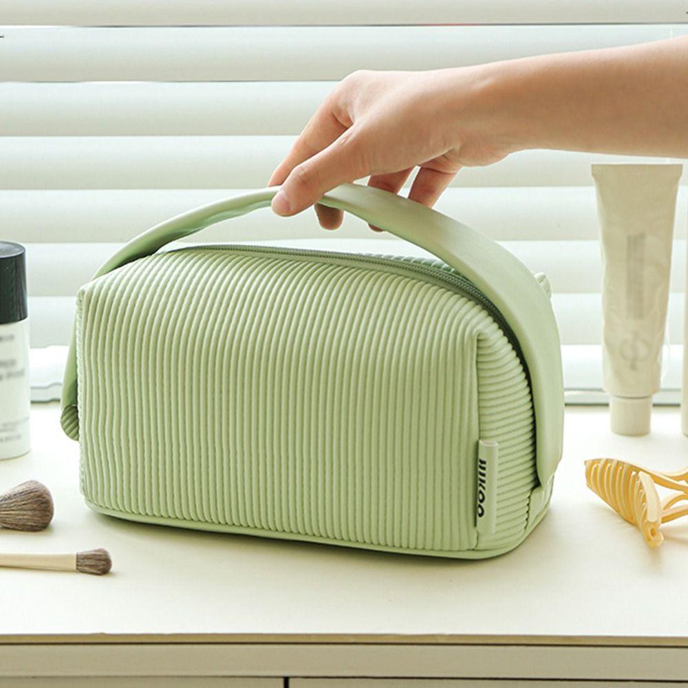 Чехол для туалетных принадлежностей из искусственной кожи, большая вместимость, сумка для хранения в ванной, дорожные аксессуары