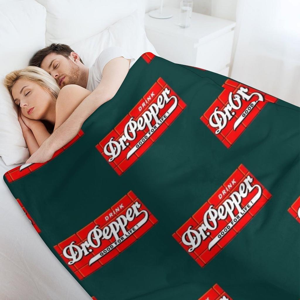 Dr Pepper - Хорошо для жизни! Классический плед Фланель Люксовый бренд рождественское украшение идеи подарков на день святого Валентина Пледы