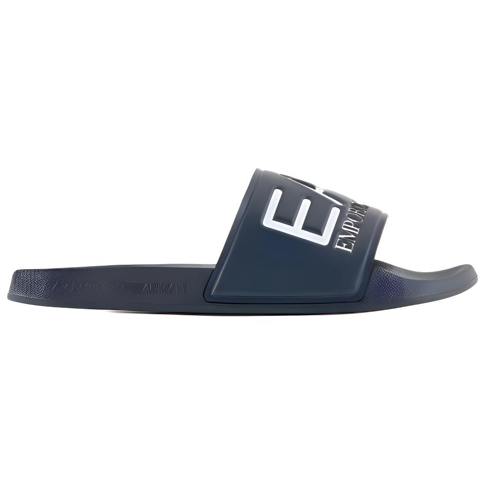 Emporio Armani EA7 Шлепанцы с принтом логотипа Мужская обувь Синий 7X000108AF15118BA045