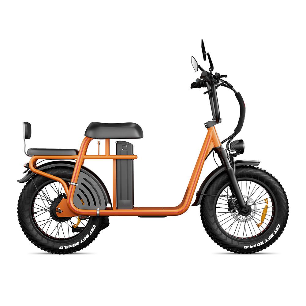 Electric Bicycle Drvetion ET20 20" 1000W Motor City Electric Bike For Adult 48V 15AH With NFC Max Range 80Km Max Load 150Kg