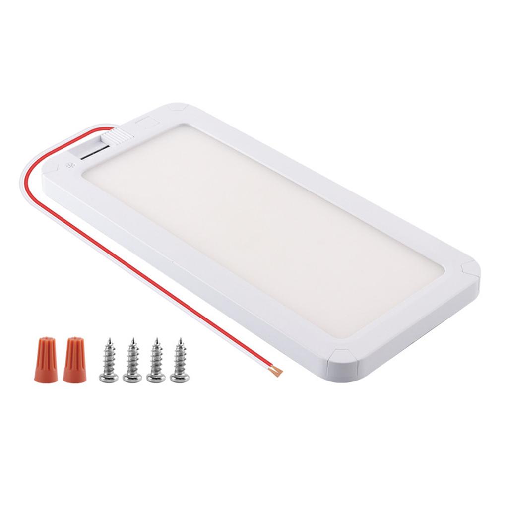 Аксессуары для внутреннего освещения потолков для караванов, 3-цветный светодиодный светильник с регулируемой яркостью, суперяркий для управления яркостью автодома