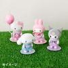 Sanrio Pitatto Friends Flocked x x 3 604321 (Mini) Doll, Kuromi, 6.8 3.6 cm, Character,