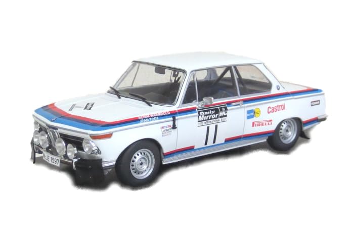 Ixomodel B BMW 2002 73RAC Rally Scale Model 18RMC164 #11 A.Warmbold/J.Todt 1/18