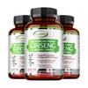 XEMENRY Organic Ginseng Capsules, 6000mg Potency, with Ginkgo Biloba Extract, High-Potency Formula