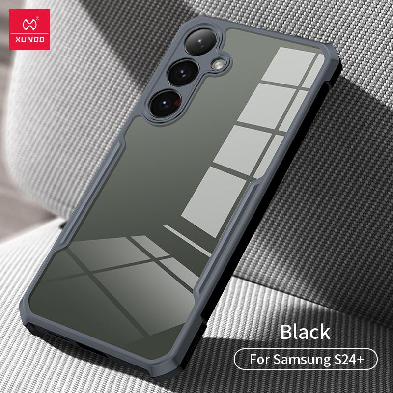 Для Samsung Galaxy S25 S24 S23 Ultra Plus S25+ S24+ Чехол XUNDD Чехол Прозрачная крышка для телефона Ударопрочный бампер Защитные чехлы