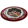 2D Flat Printed Christmas Rug Non-Slip Xmas Home Decor Christmas Doormat  Indoor