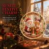 High Transparency Christmas Window Ornament Acrylic Christmas Ornament  Christmas DIY Craft Project