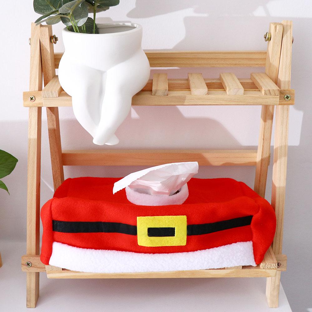 Case Ornaments Home Decoration Table Decor Napkin Holder Tissue Box Cover Christmas Decorations