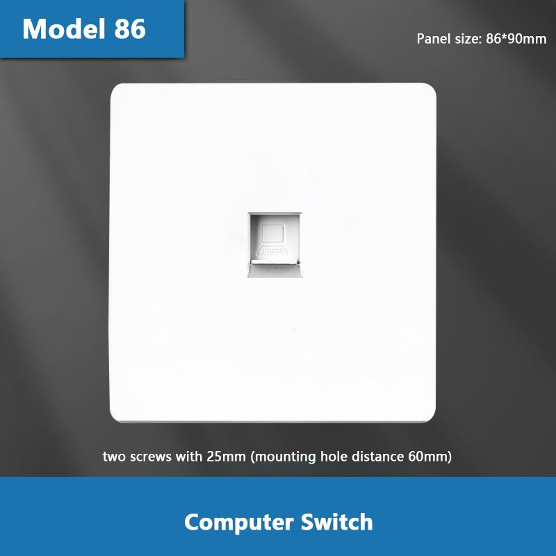 Стандартная розетка Великобритании 13А, двойная USB, вилка Type-C, настенная розетка, 1/2/3-клавишный двухпозиционный выключатель, белая универсальная 5-контактная настенная электрическая розетка