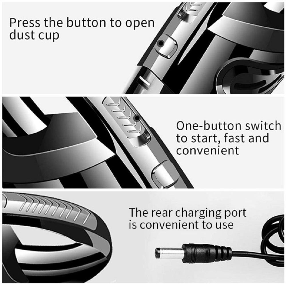 2024 Wireless Handheld Vacuum 8500pa Powerful Cyclone Suction Portable Rechargeable Vacuum Cleaner Charge for Car Home Pet Hair