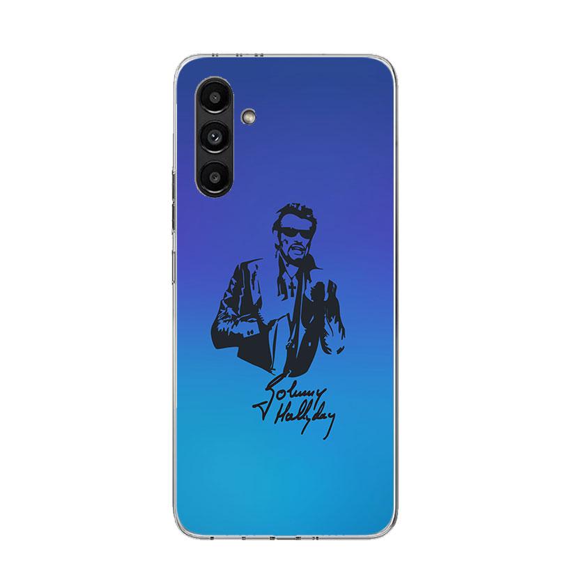 Johnny Hallyday Music Case Phone Cover for Samsung Galaxy A16 A56 A36 A26 A15 A55 A35 A25 A14 A54 A34 A24 A13 A53 A33 A23 A05S A