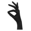 100Pcs Black Nitrile Disposable Gloves Medical Exam Latex Powder-Free Food Safe Textured Fingertips