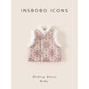 Девочки Hanfu Insbobo 2025 Зима Новый Год Наряд Платье для Годовалой Малышки Детский Жилет Куртка