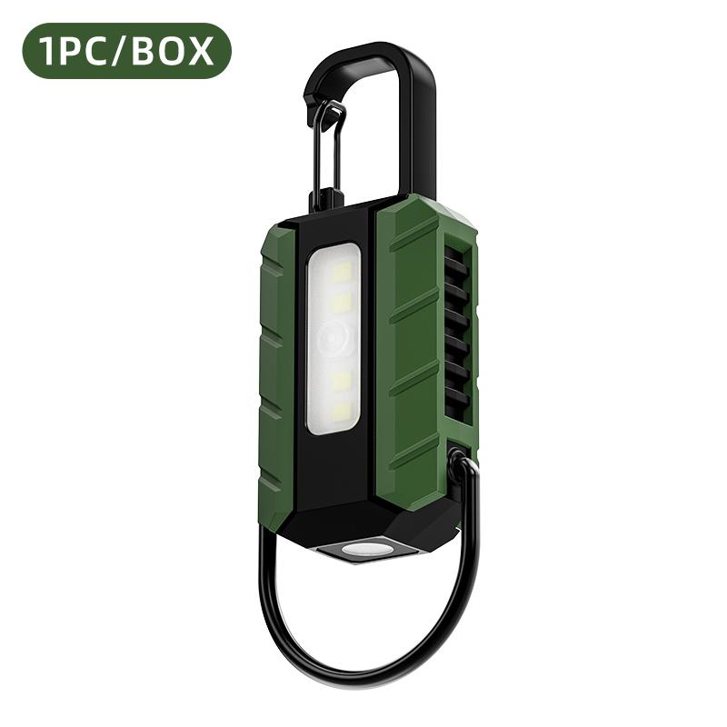 New Strong Light Flashlight Outdoor Multi functional Work Light with Side Light Long endurance Charging Mini Portable Flashlight