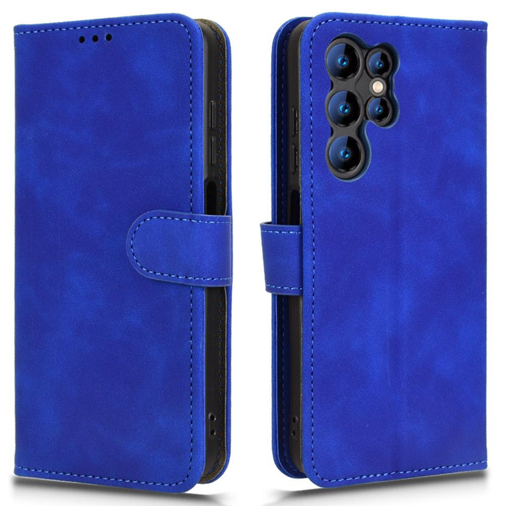 For Oukitel C1 Leather Case Skin Feel Anti Drop Wallet Flip Phone Cover