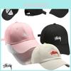 Бейсболка Stussy с персонализированной вышивкой букв для мужчин и женщин