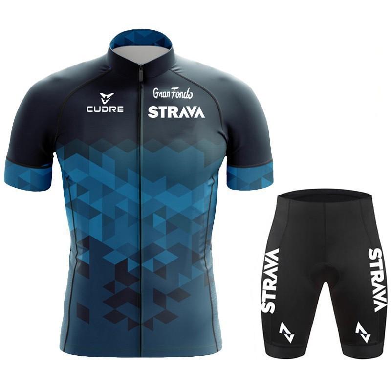 Men Women Cycling Jersey Set Short Sleeve Bib Shorts Breathable Moisture Wicking Bike Outfit