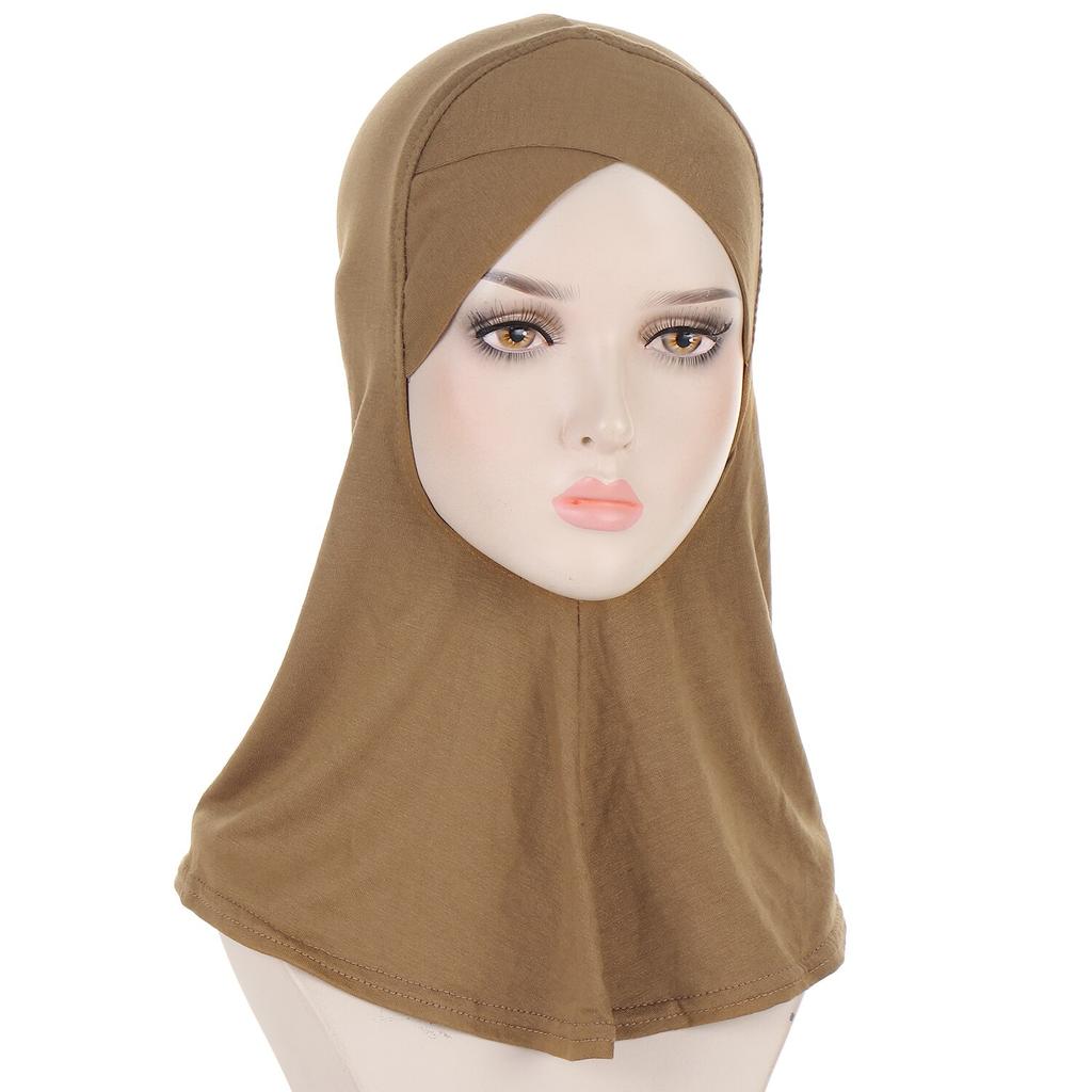 Крест на лбу мусульманских женщин с полным покрытием, внутренняя шапка хиджаба