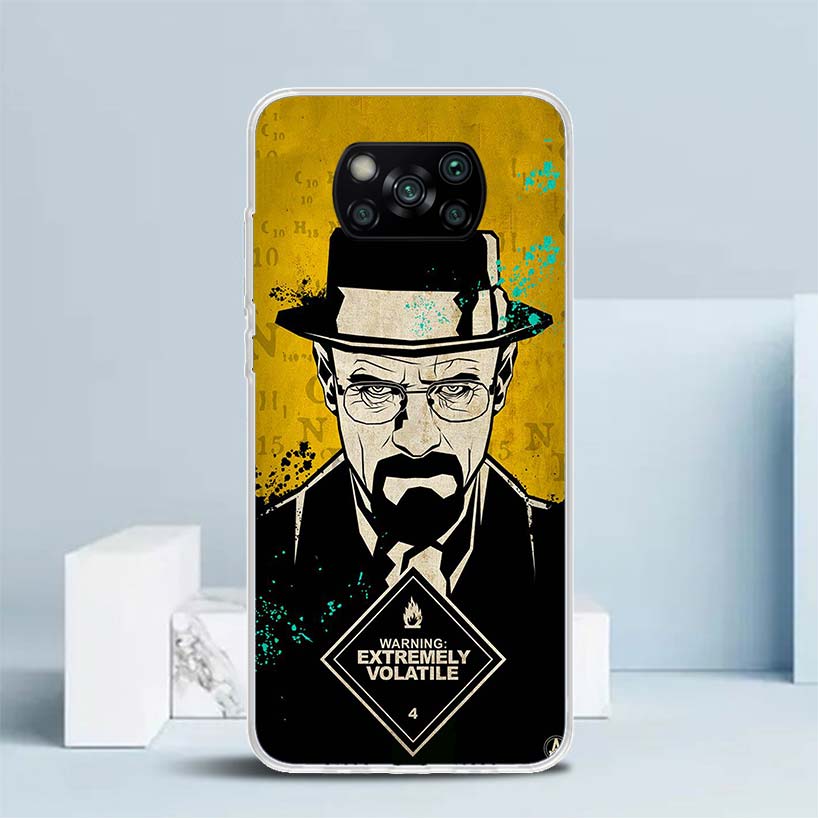 Breaking Bad WalterWhite Soft Cover for Xiaomi Poco F7 Ultra X7 X6 X5 Pro M7 Phone Case Redmi 15 15C 13 13C 12 12C 10 10C Print