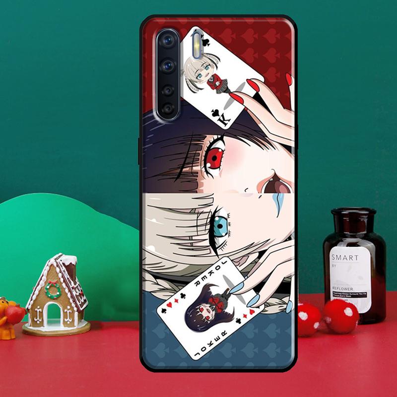 Чехол для телефона Jabami Yumeko Kakegurui с аниме для OPPO A15 A83 A91 A93 A1K A3S A5S A52 A72 A54 A74 A94 A31 A5 A9 A53S 2020