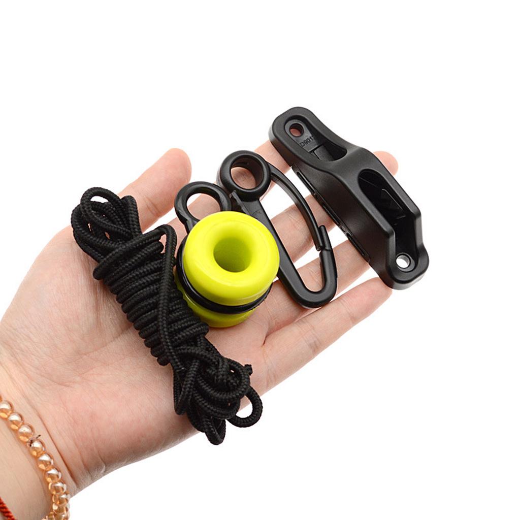 Downrigger Weight Retriever Kit with Snap Fair Cleat Deep Sea Towing Weight for Both Salt and Freshwater Green