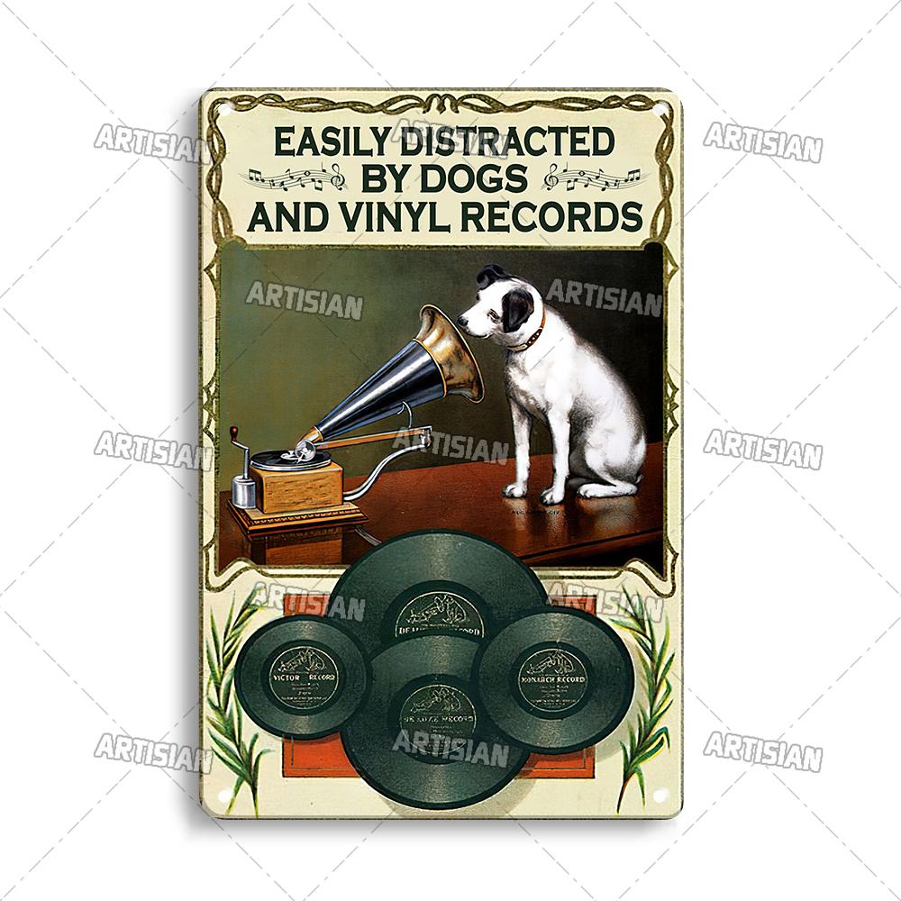 Классические виниловые пластинки настенная тарелка винтажная музыка металлическая жестяная вывеска настенное искусство металлический плакат мужская пещера кафе клуб индустриальный декор