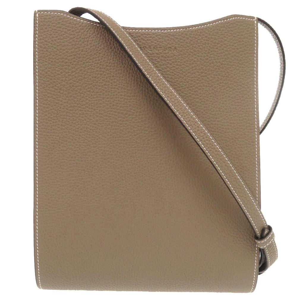 Used AUTHENTIC BONAVENTURA Rear bag Shoulder Bag Etope Leather