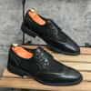 Fashion Fashionable Luxurious Men's Genuine Leather Shoes Hollowed Out Casual Shoes Business Office Banquet Shoes Summer Breathability