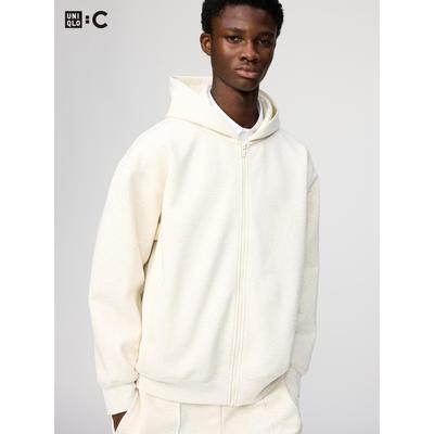 Uniqlo Толстовка Japan с капюшоном большого размера на молнии